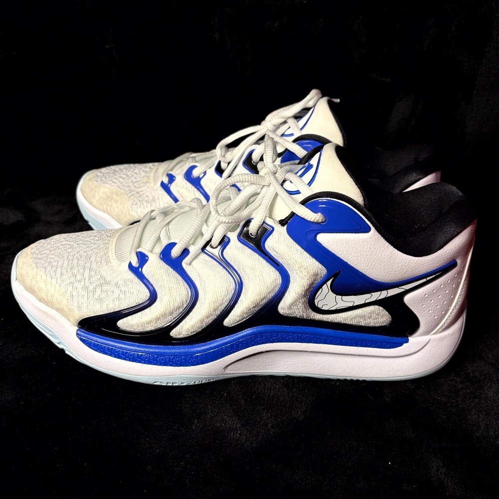 Nike KD 17 Penny FJ9487-100 Mens US 13 Basketball Shoes White Game Royal Sneaker